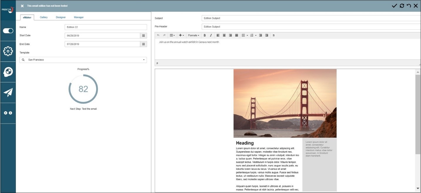 Image for Meet eMaker – the redesigned email editor